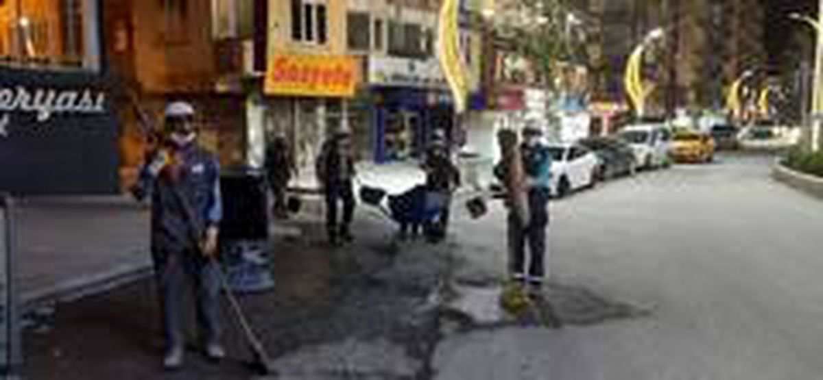 Belediye ekiplerinin bayram mesaisi