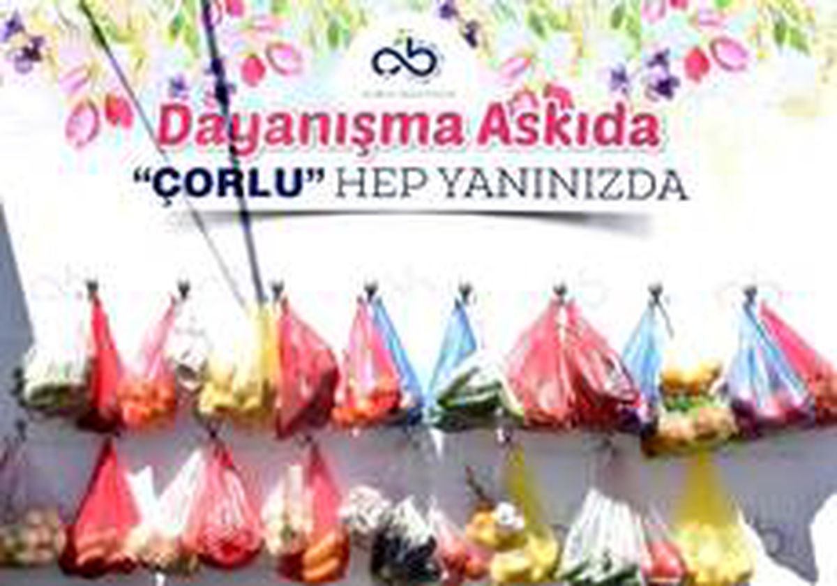 Çorlu\'da askıda dayanışma kampanyası