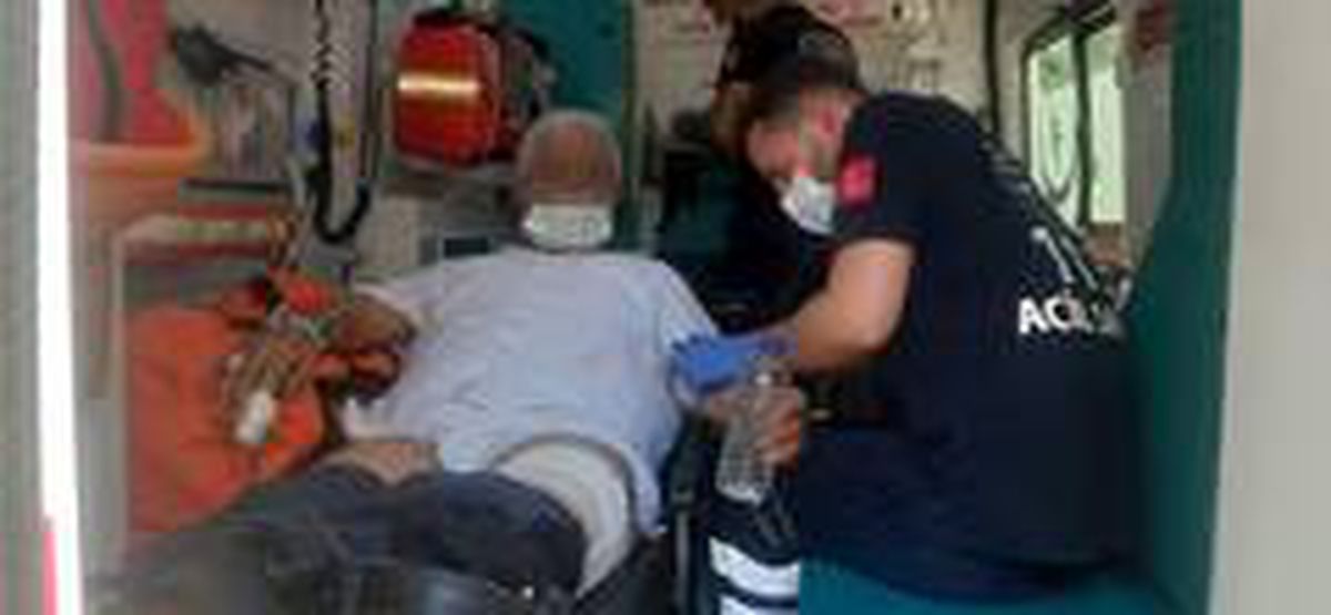 Dayısını bacağından bıçakladı