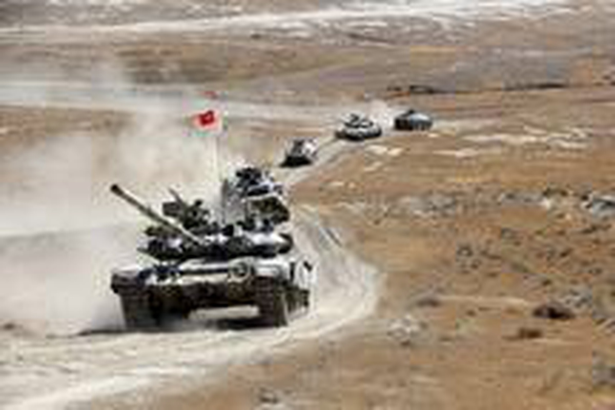 Azerbaycan ile Türkiye arasında atışsız tatbikat provası yapıldı
