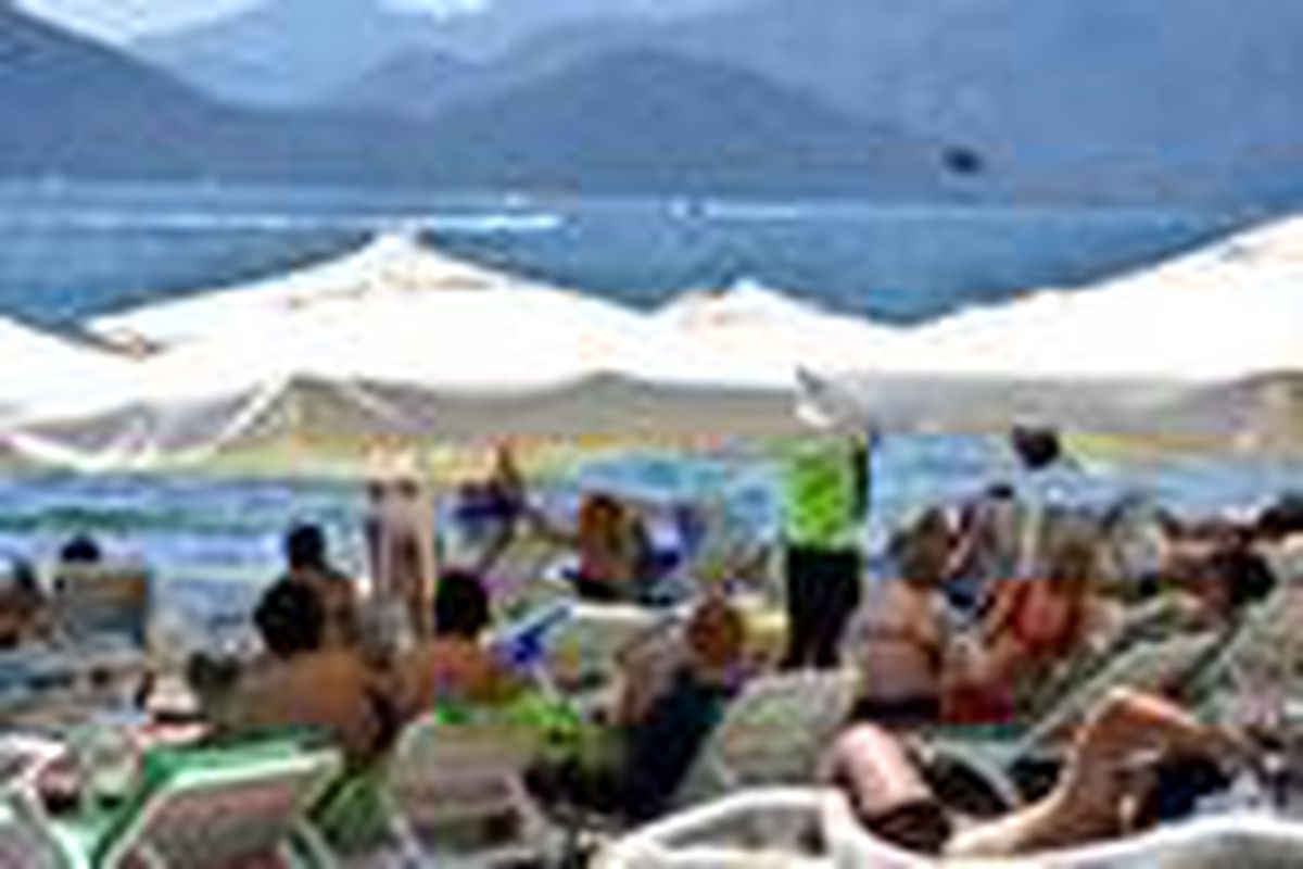 Marmaris sahillerinde bayram bereketi