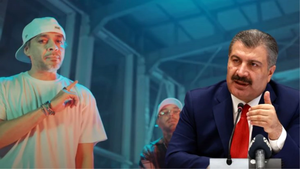 Rapçi Ceza, şarkısında Sağlık Bakanı Fahrettin Koca\'ya gönderme yaptı