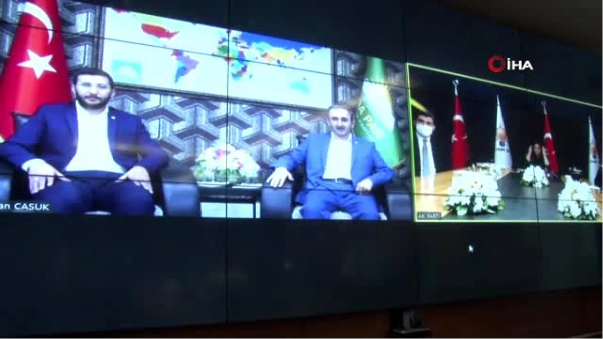 Siyasi partiler arası geleneksel bayramlaşma programı Kurban Bayramı\'nda da video konferans...