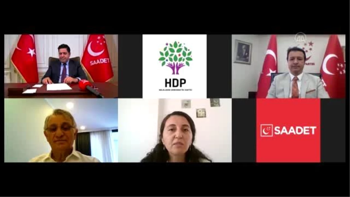 Son dakika haberi! Siyasi partilerde bayramlaşma - HDP - Saadet Partisi-DEVA Partisi-Gelecek Partisi-CHP