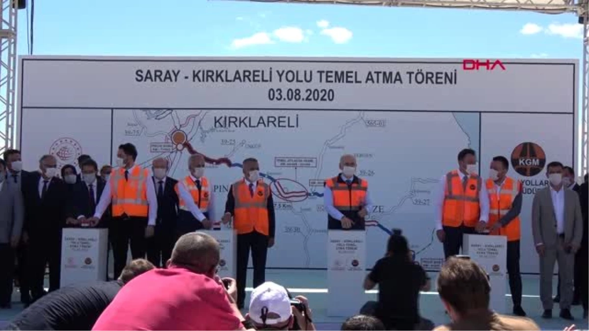 KIRKLARELİ Bakan Karaismailoğlu: İstanbul-Edirne 1 saat 20 dakikaya düşecek