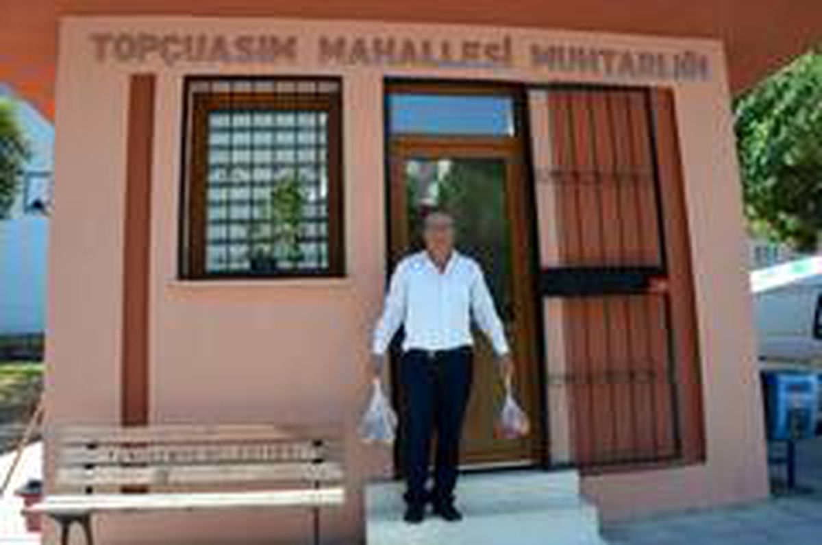 Manisalı muhtardan örnek davranış