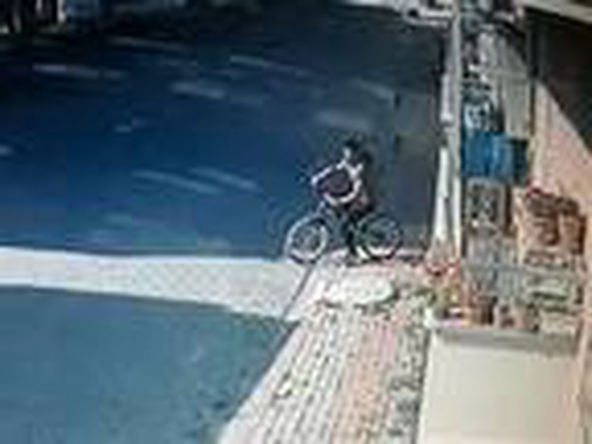 Bahçeden bisiklet hırsızlığı kamerada