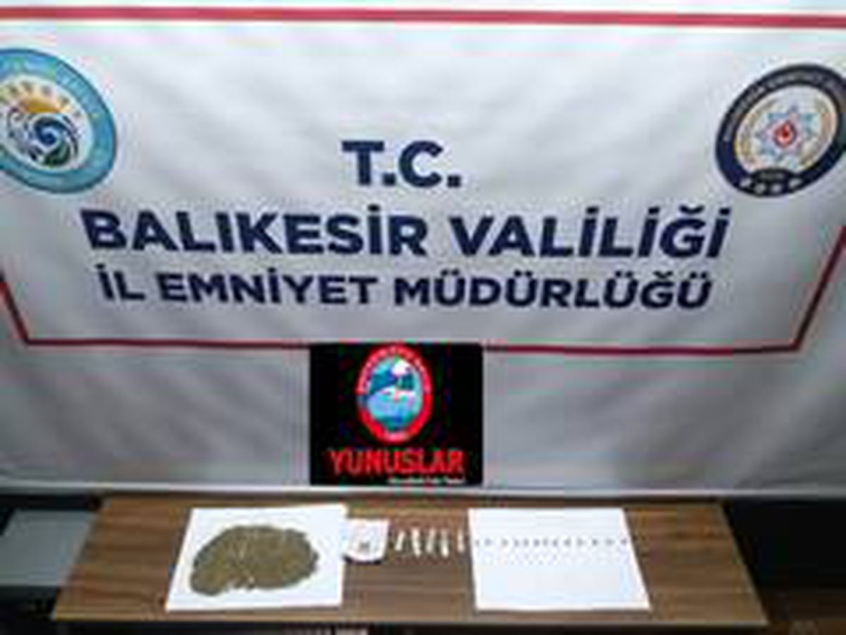 Son dakika haber! Balıkesir\'de uyuşturucu operasyonunda 1 kişi tutuklandı
