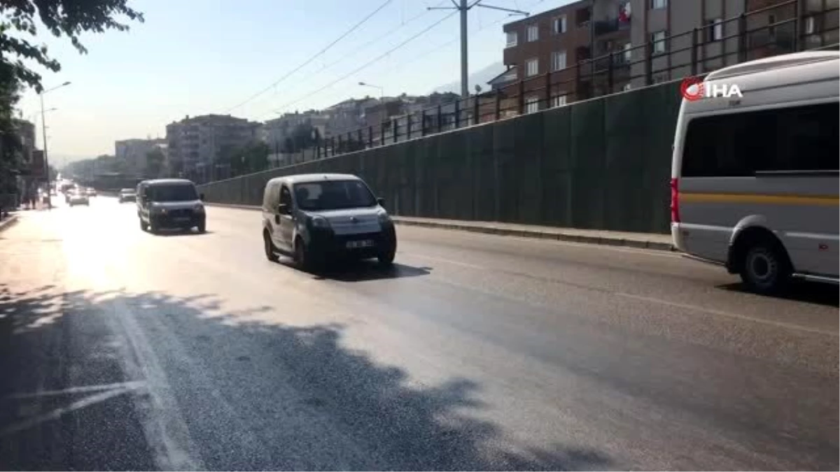 Bursa\'da dört günlük tatilin ardından trafikte yoğunluk başladı