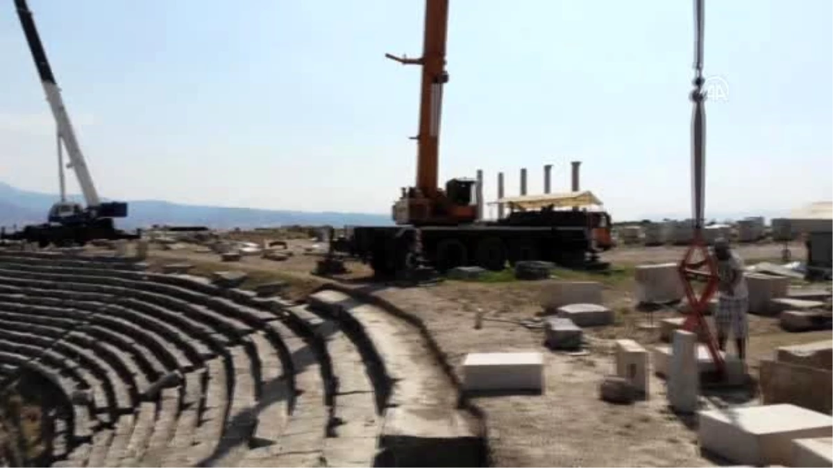 Denizli\'deki antik tiyatro, restorasyonla yeniden hayat buluyor