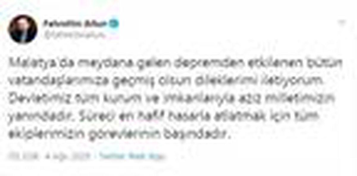 İletişim Başkanı Altun: Devletimiz tüm kurum ve imkanlarıyla milletimizin yanında