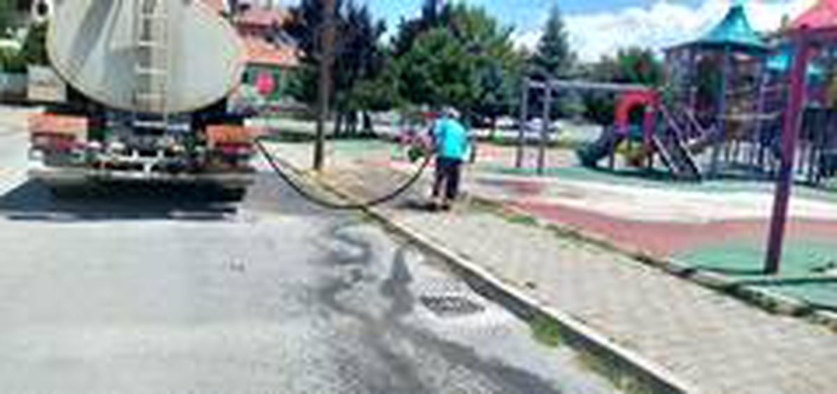 Melikgazi\'de kurban kesim yerleri dezenfekte edildi