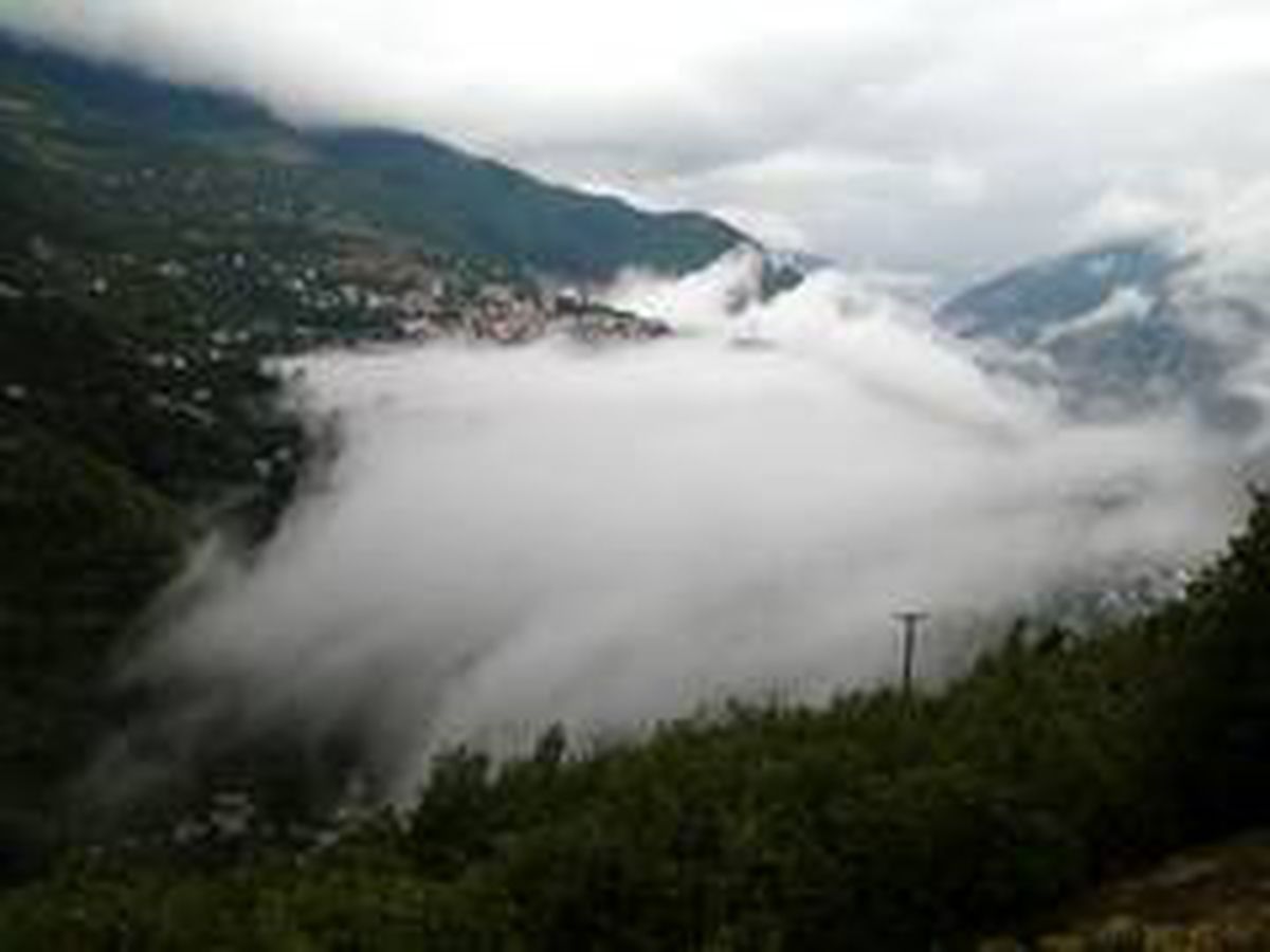 Son dakika haberleri... Artvin\'de etkili olan sis görsel şölen oluşturdu