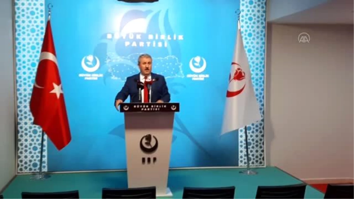 BBP Genel Başkanı Mustafa Destici gündemi değerlendirdi (1)