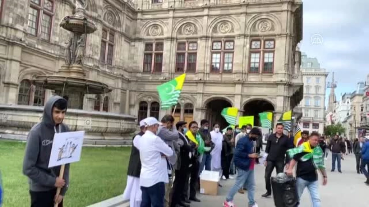 Hindistan\'ın Cammu Keşmir\'deki uygulamaları Avusturya\'da protesto edildi