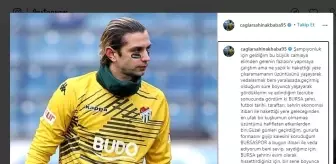 Kaleci Çağlar Şahin Akbaba'dan Bursaspor'a veda