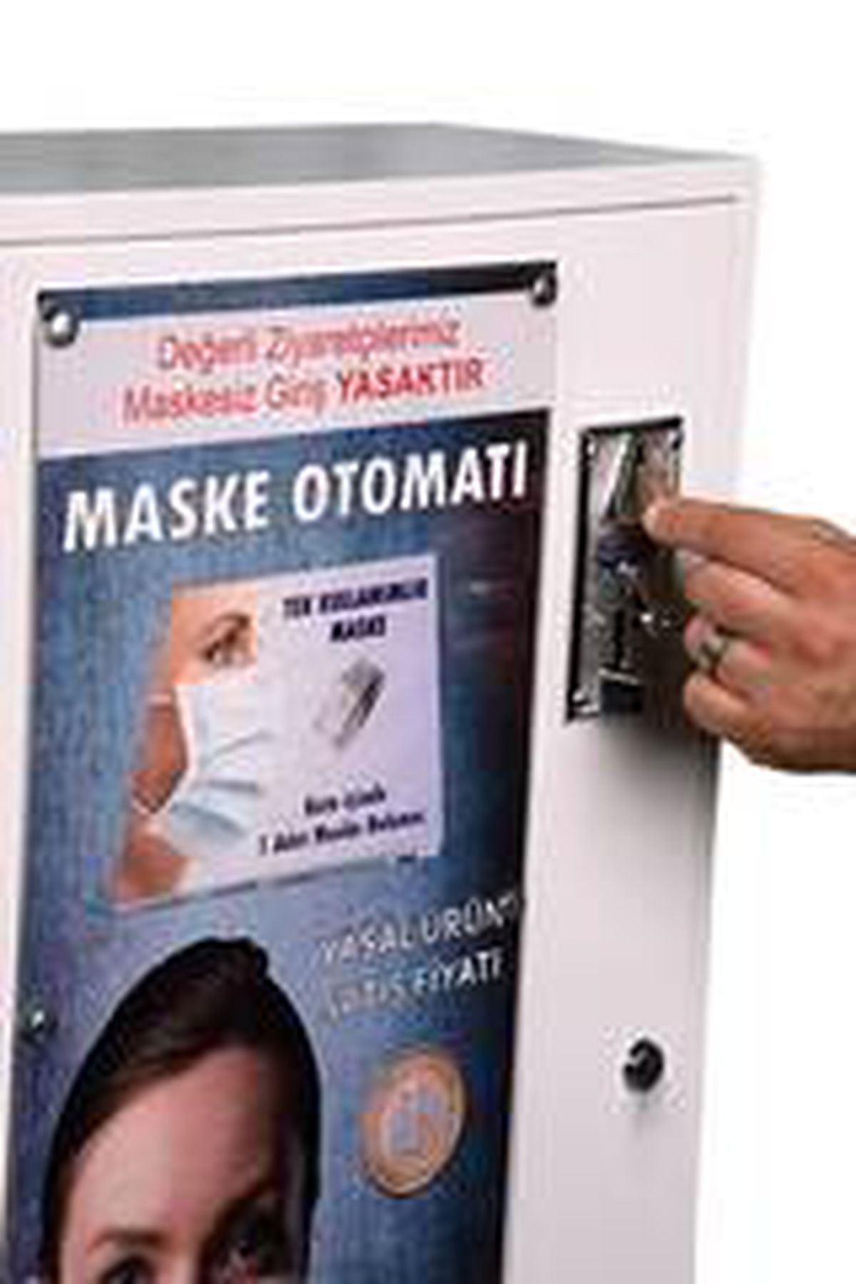 Türkiye\'de maske kullanımı 3 kat arttı, maske otomatları iş başında