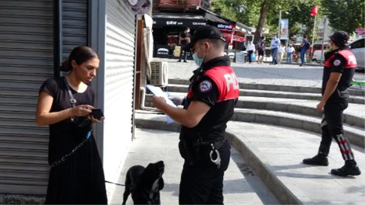 Beşiktaş\'ta koronavirüs denetimi yapıldı, ekipler maske takmayan vatandaşlara ceza kesti