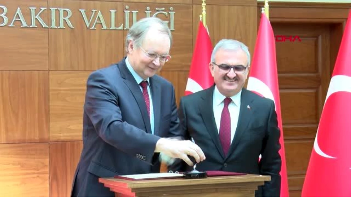 DİYARBAKIR AB Türkiye Delegasyonu Başkanı Berger\'den Vali Karaloğlu\'na ziyaret