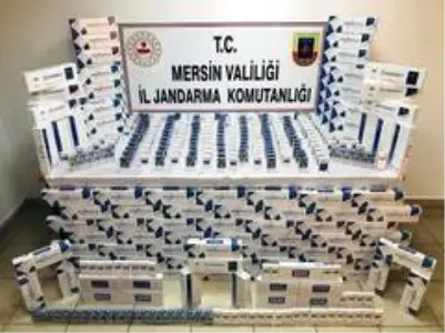 Tarsus'ta bin 730 paket gümrük kaçağı sigara ele geçirildi, System.String[]