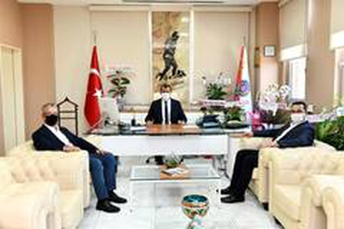 Başkan Kanar\'dan yeni atanan Erçetin ve Güner\'e hayırlı olsun ziyareti