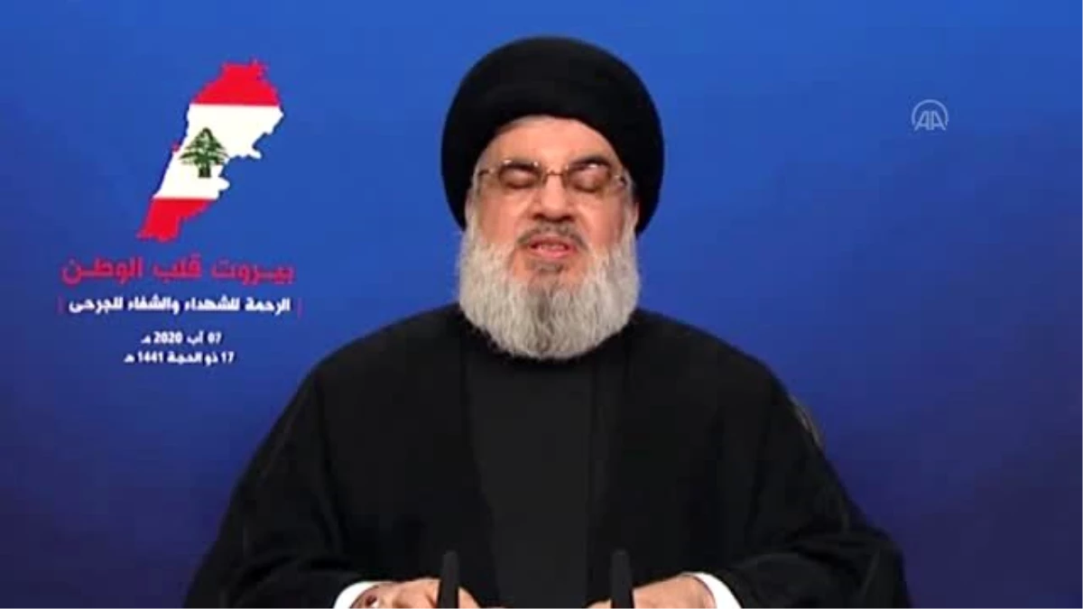 Hizbullah lideri Nasrallah: "Beyrut Limanı kontrolümüzde değil ve içindekilerini bilmiyoruz"