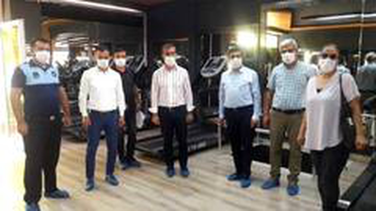 Spor salonları ve yüzme havuzları denetlendi