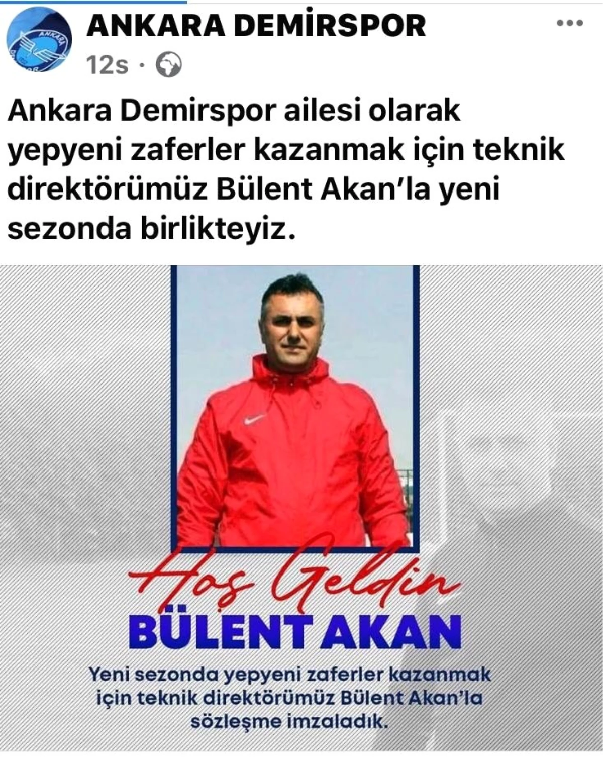 Ankara Demirspor\'da Bülent Akan dönemi