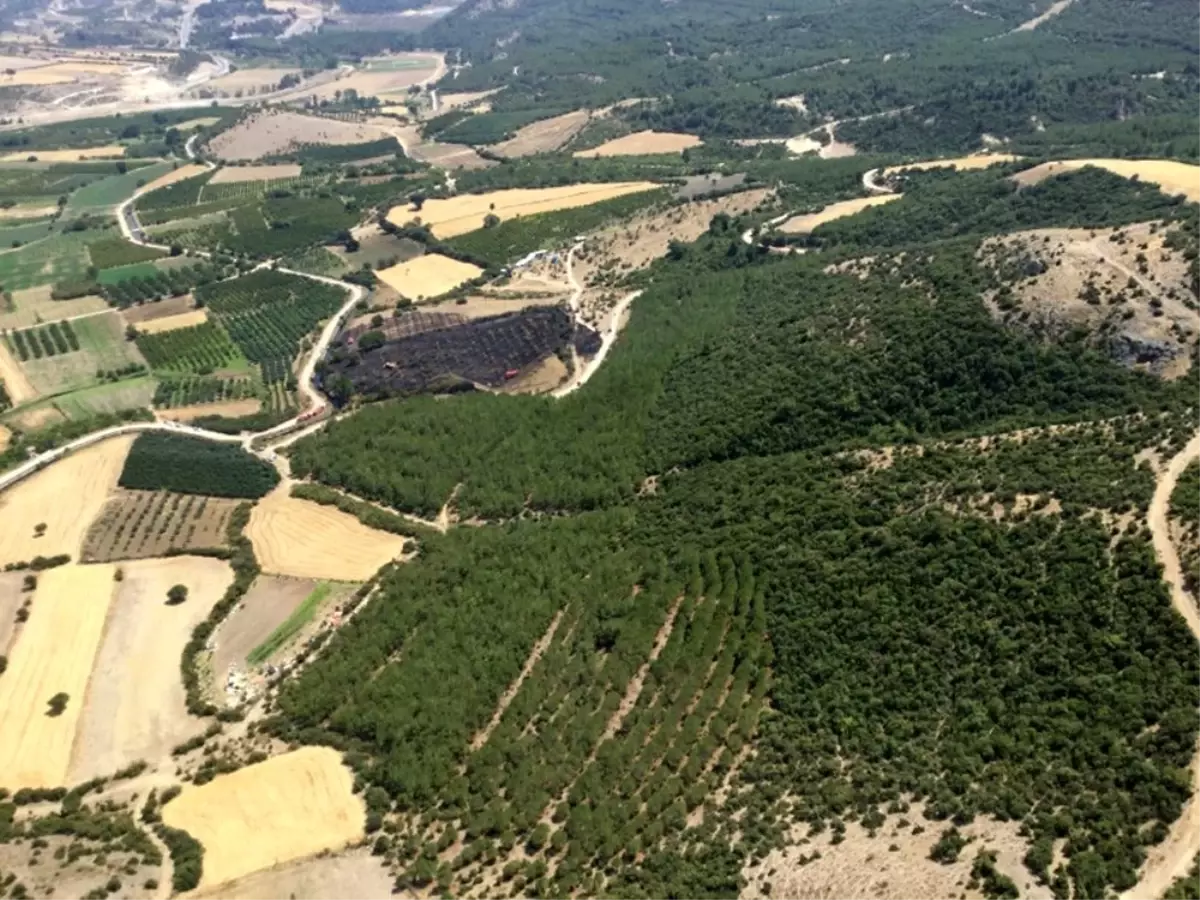 Çanakkale\'de tarım arazisindeki yangın kontrol altında