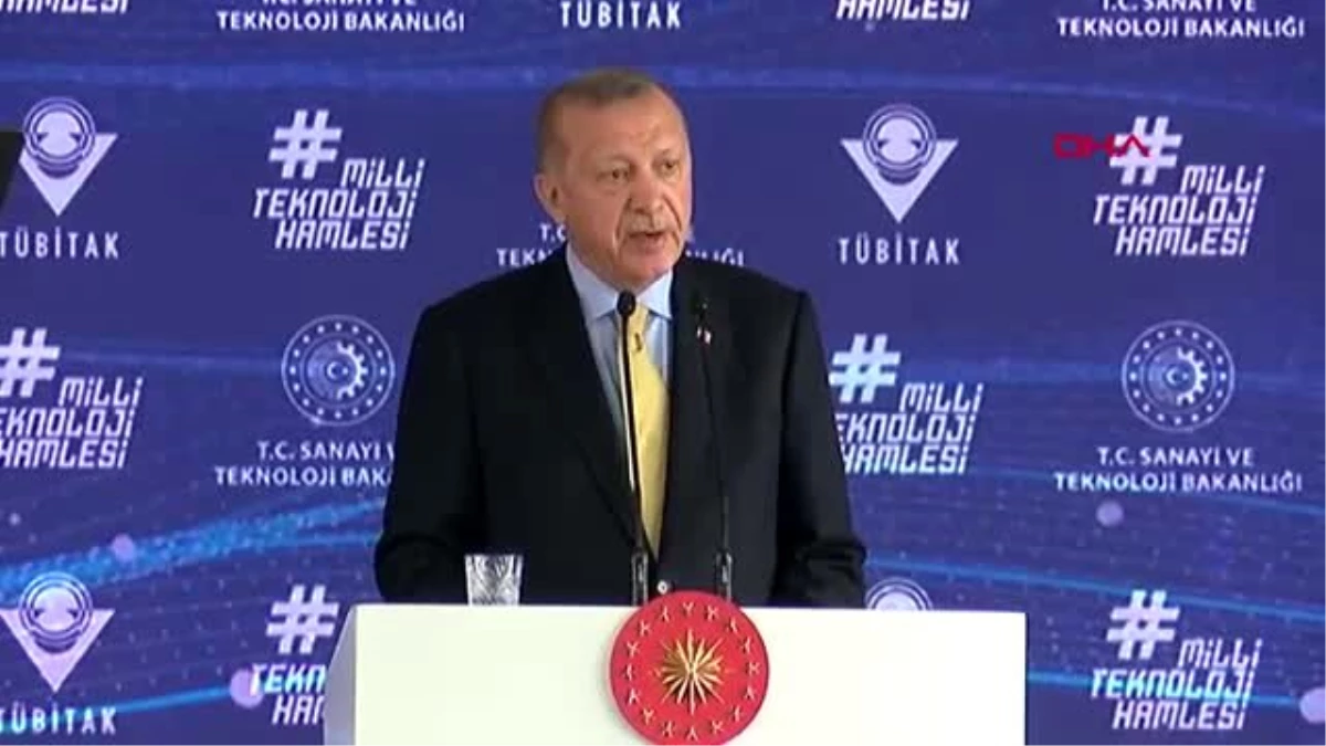 Cumhurbaşkanı Erdoğan, TÜBİTAK Mükemmeliyet Merkezleri açılış töreninde konuştu