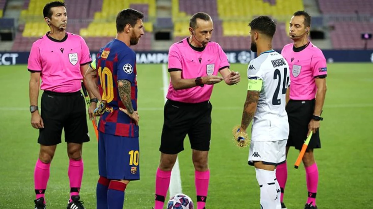 İspanyol ve İtalyan basını, Cüneyt Çakır\'ın Barcelona-Napoli maçındaki yönetimini eleştirdi