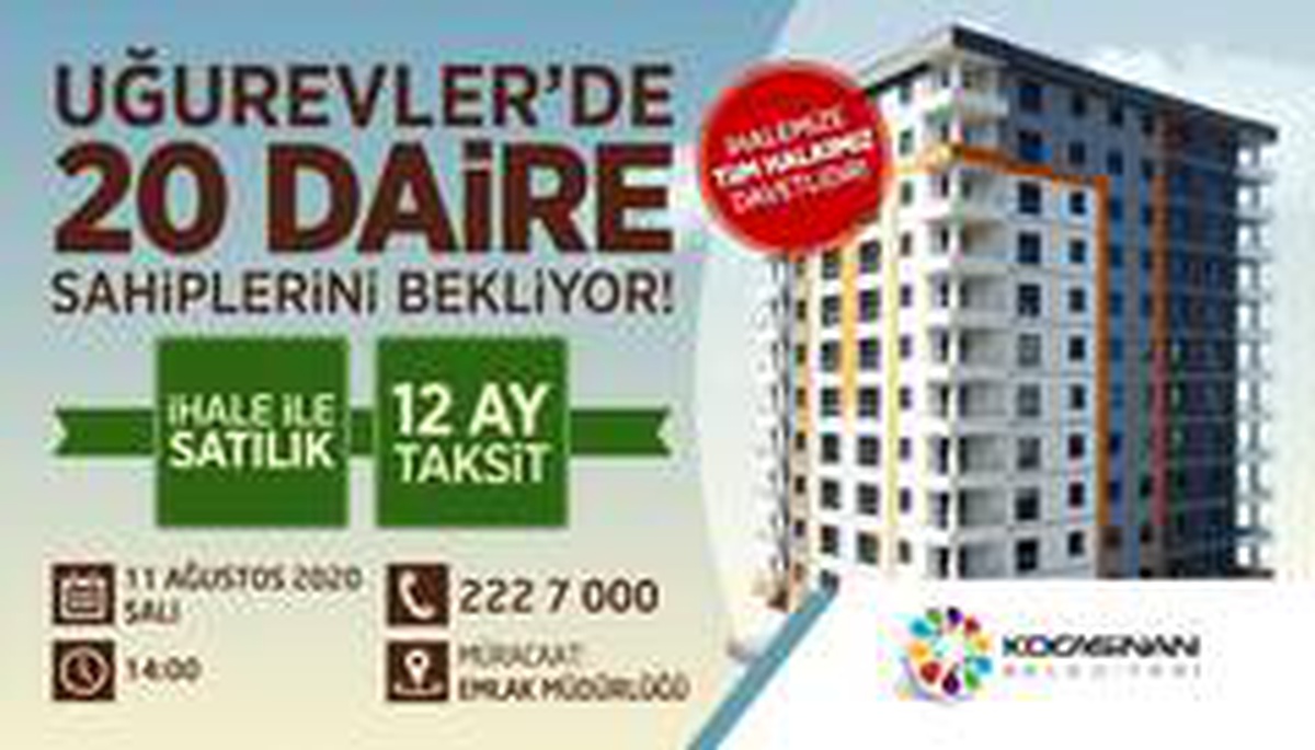 Kocasinan Belediyesi\'nden yatırım fırsatı