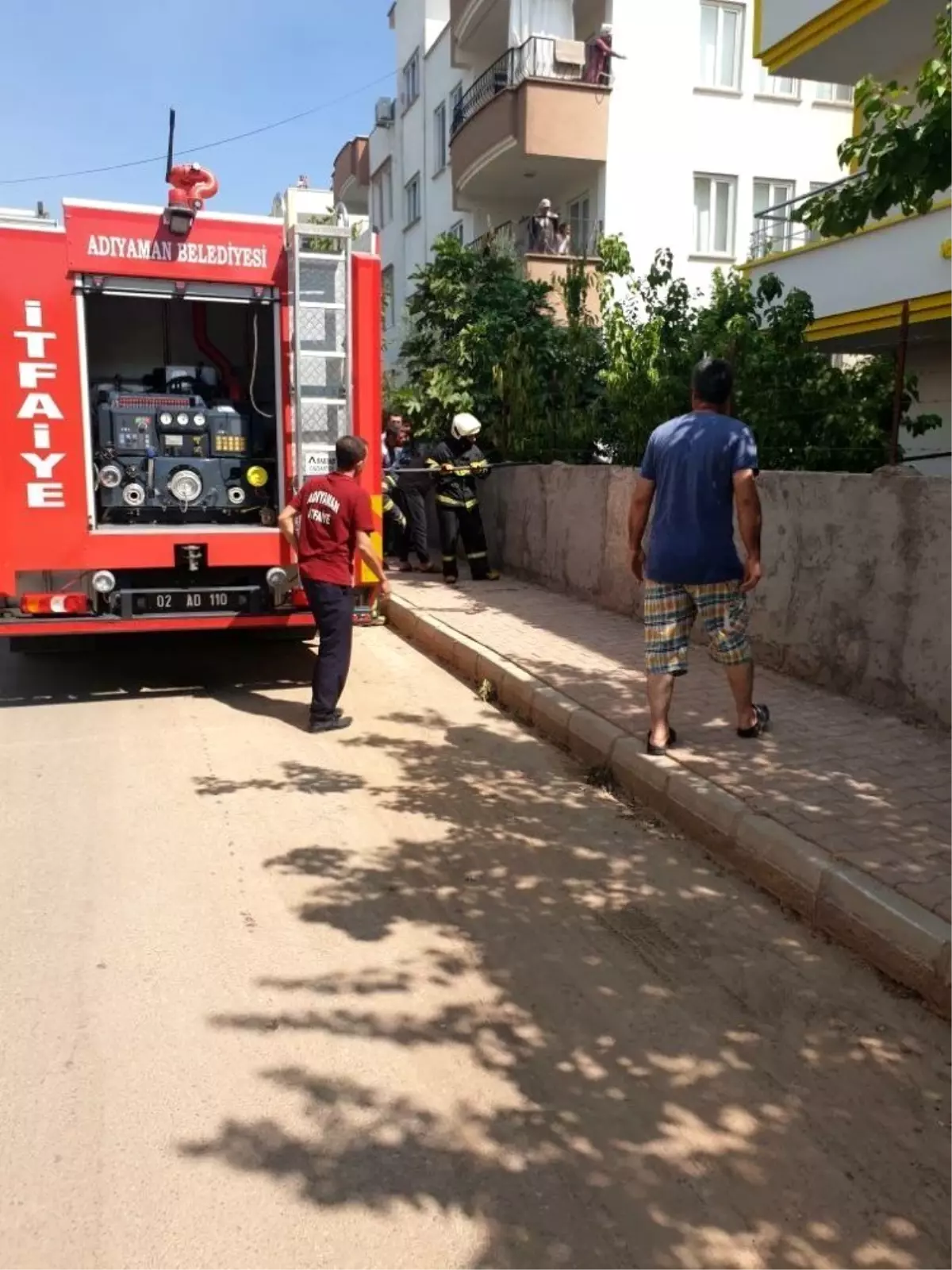 Odunluk yangını korkuttu