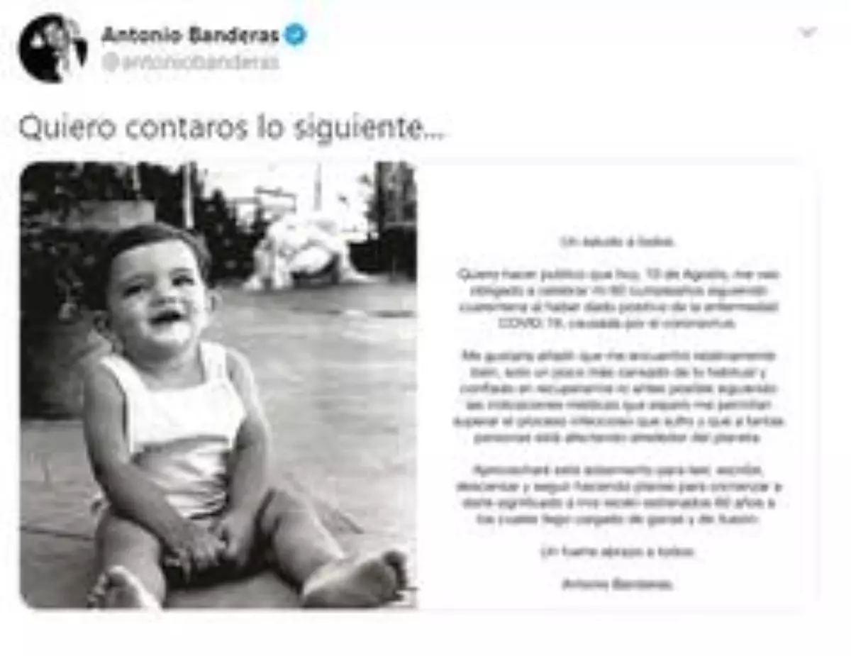 Antonio Banderas korona virüse yakalandı