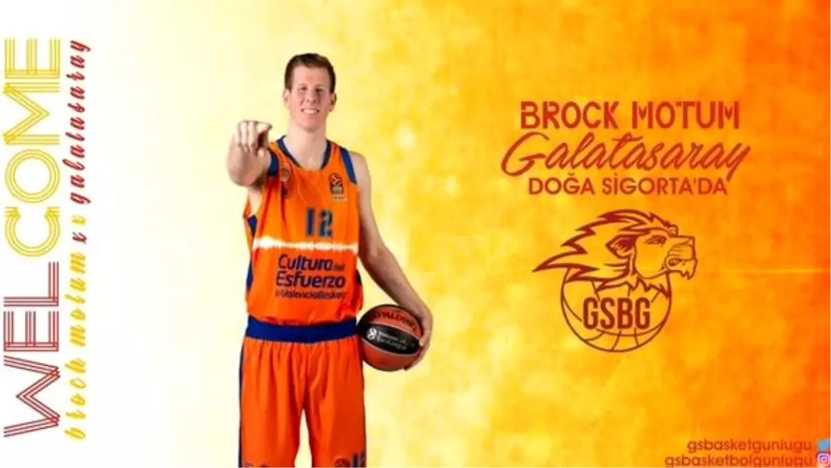 Brock Motum, Galatasaray Doğa Sigorta\'da