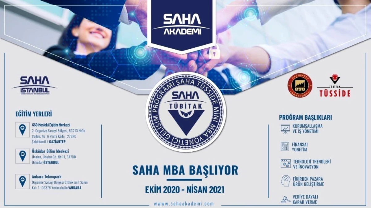 GSO ve saha İstanbul işbirliğinde saha MBA programı kayıtları devam ediyor