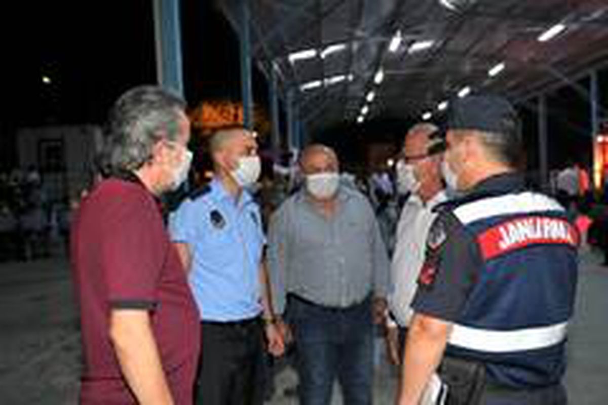 Korona virüse karşı denetimler aralıksız devam ediyor