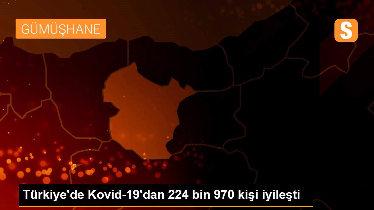 Türkiye\'de Kovid-19\'dan 224 bin 970 kişi iyileşti