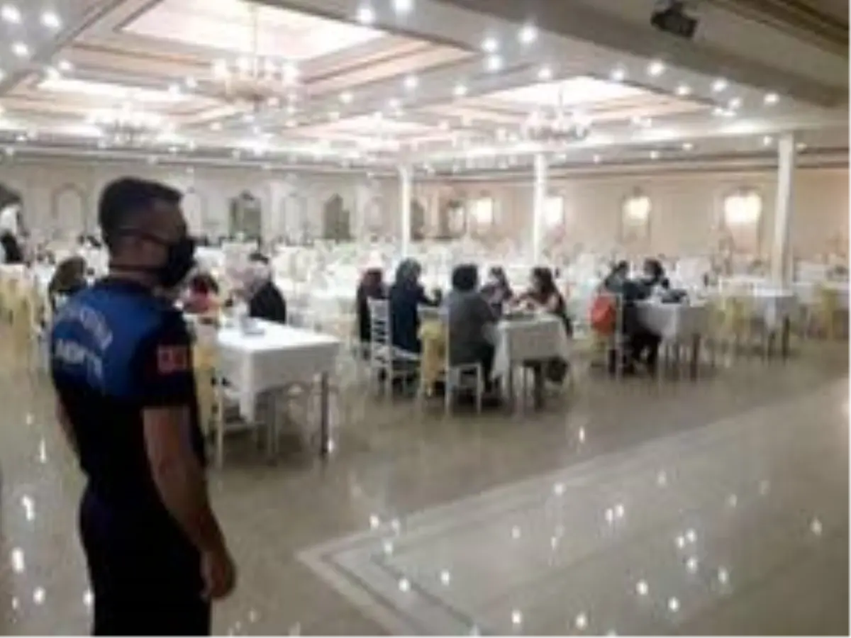 Zabıtadan düğün salonu denetimi