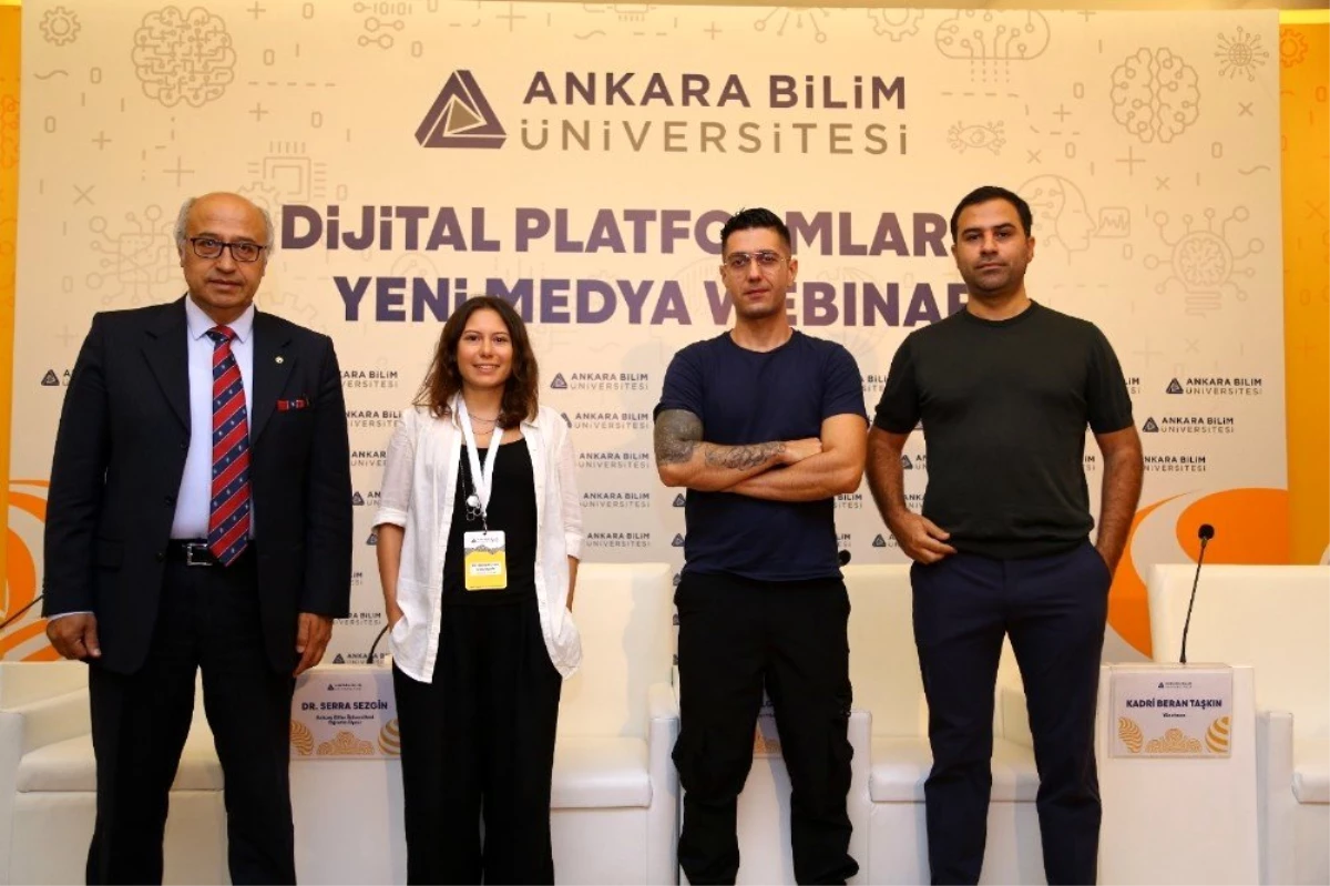 Ankara Bilim Üniversitesi\'nde \'Dijital platformlar ve yeni medya Webinar\'ı düzenlendi