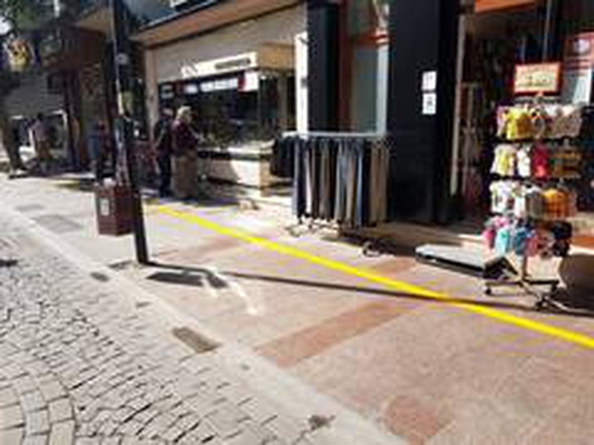 İşgale karşı sarı çizgi