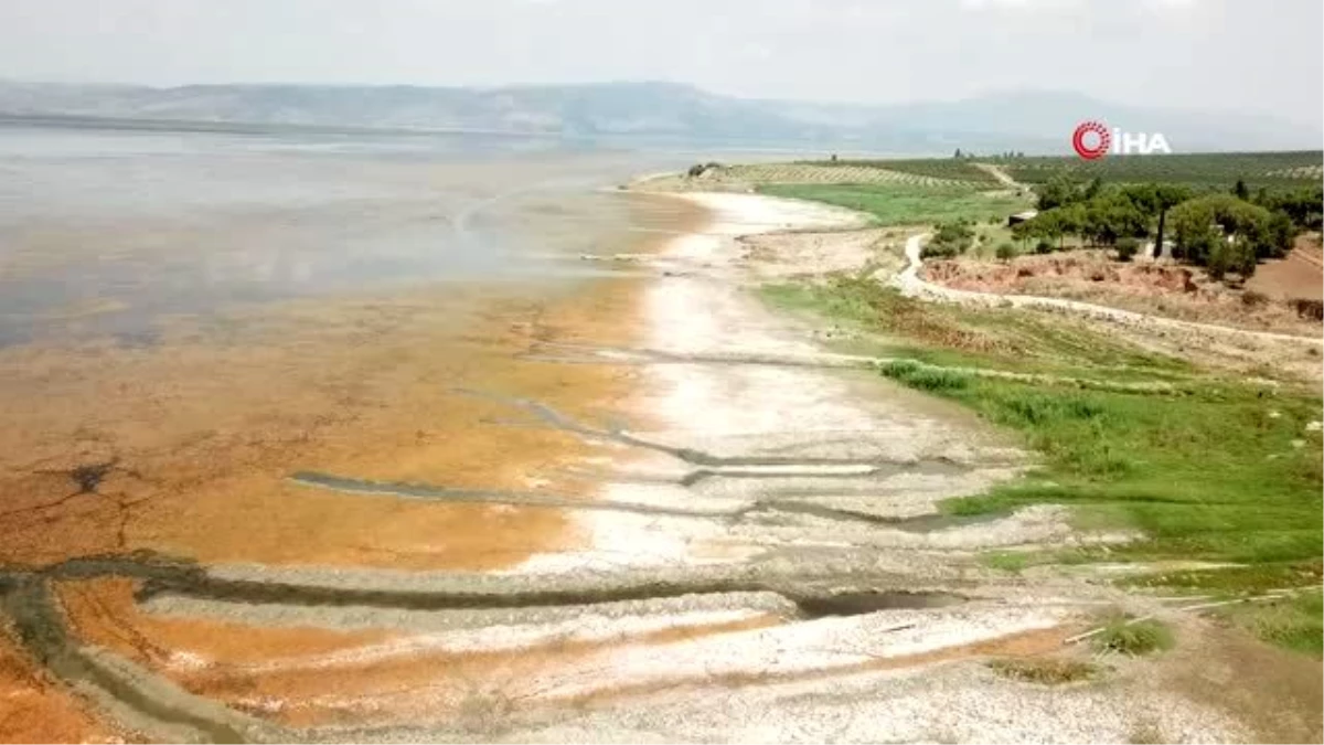 Son dakika haberleri | Korkutan görüntü, Marmara Gölü kuruyor