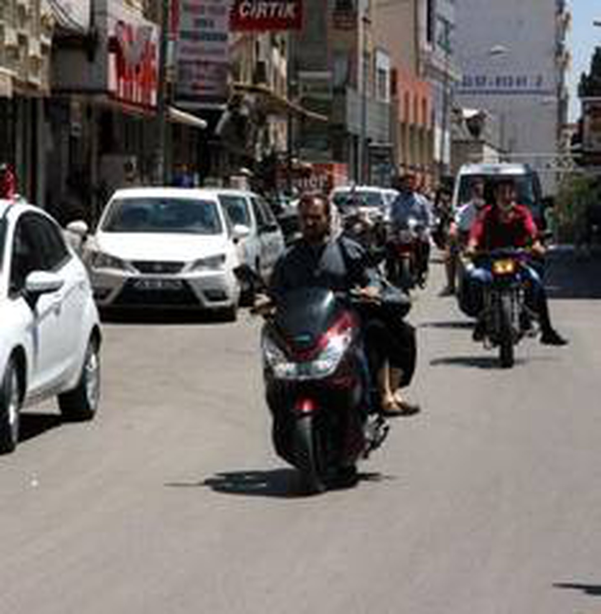 Kilis\'teki araçların yarısı motosiklet