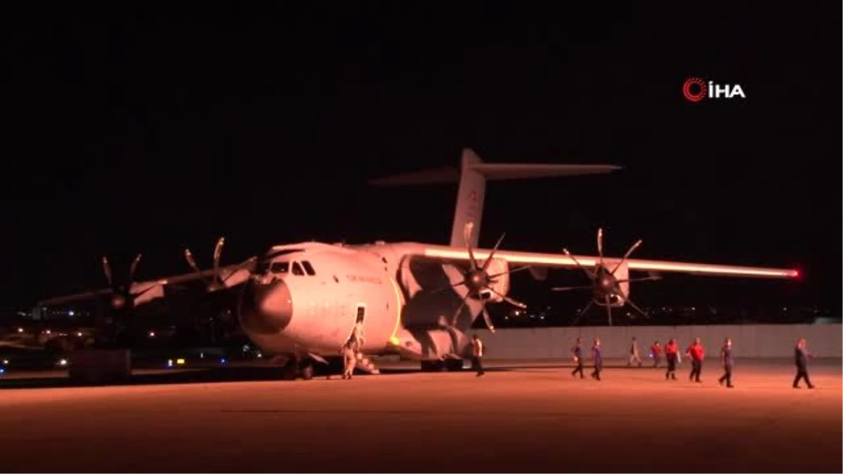 Son dakika genel: Lübnan\'a yardım götüren Türk uçağı "Koca Yusuf" ülkeye döndü