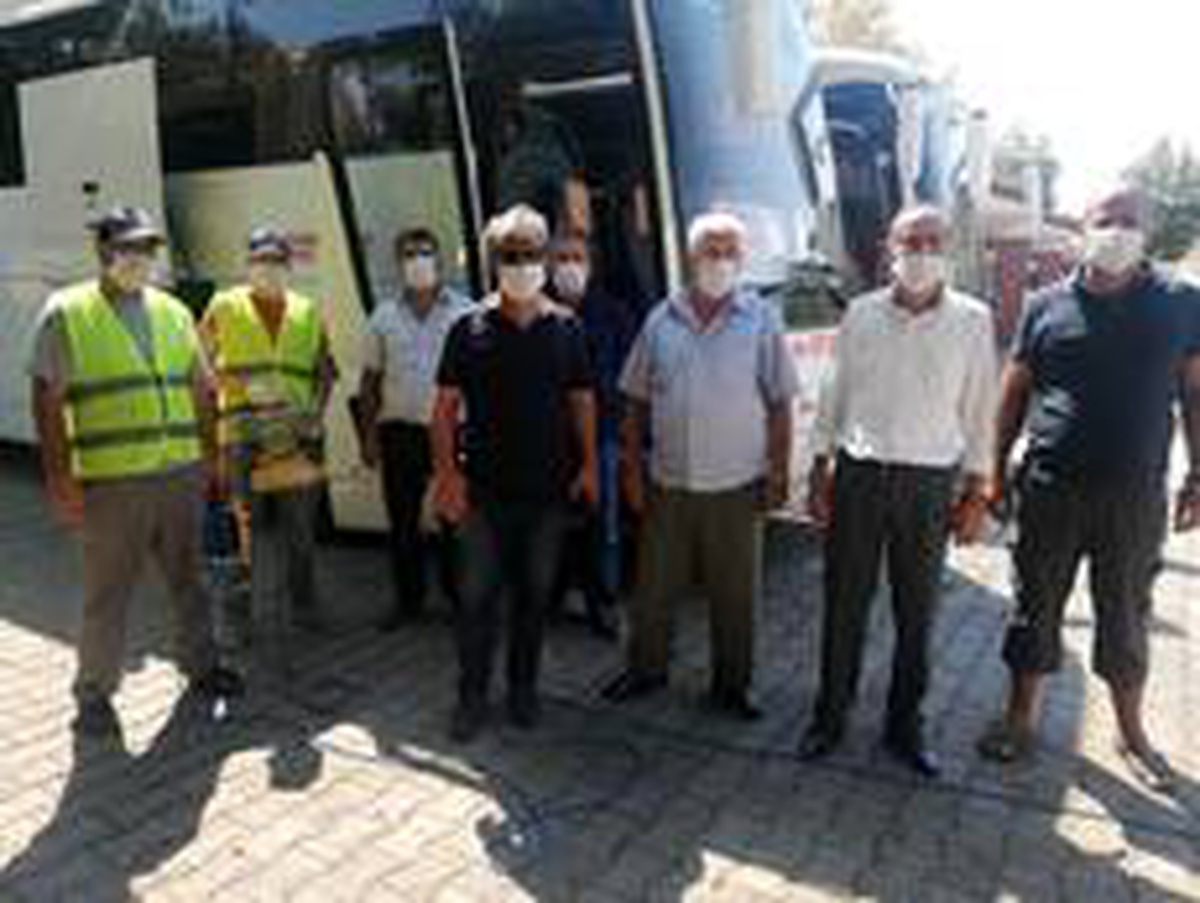 Manavgat\'ta taksi ve toplu taşıma araçları dezenfekte ediliyor