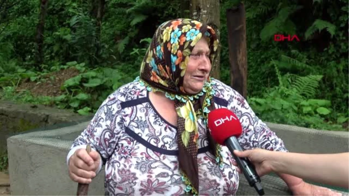Son dakika haberi | Sürmene\'de selde mahsur kalan kadın konuştu