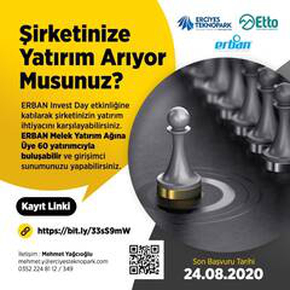 Teknoloji Tabanlı Girişimlerine Yatırım Arayanları Erciyes Teknopark ERBAN Invest Day Etkinliğine...