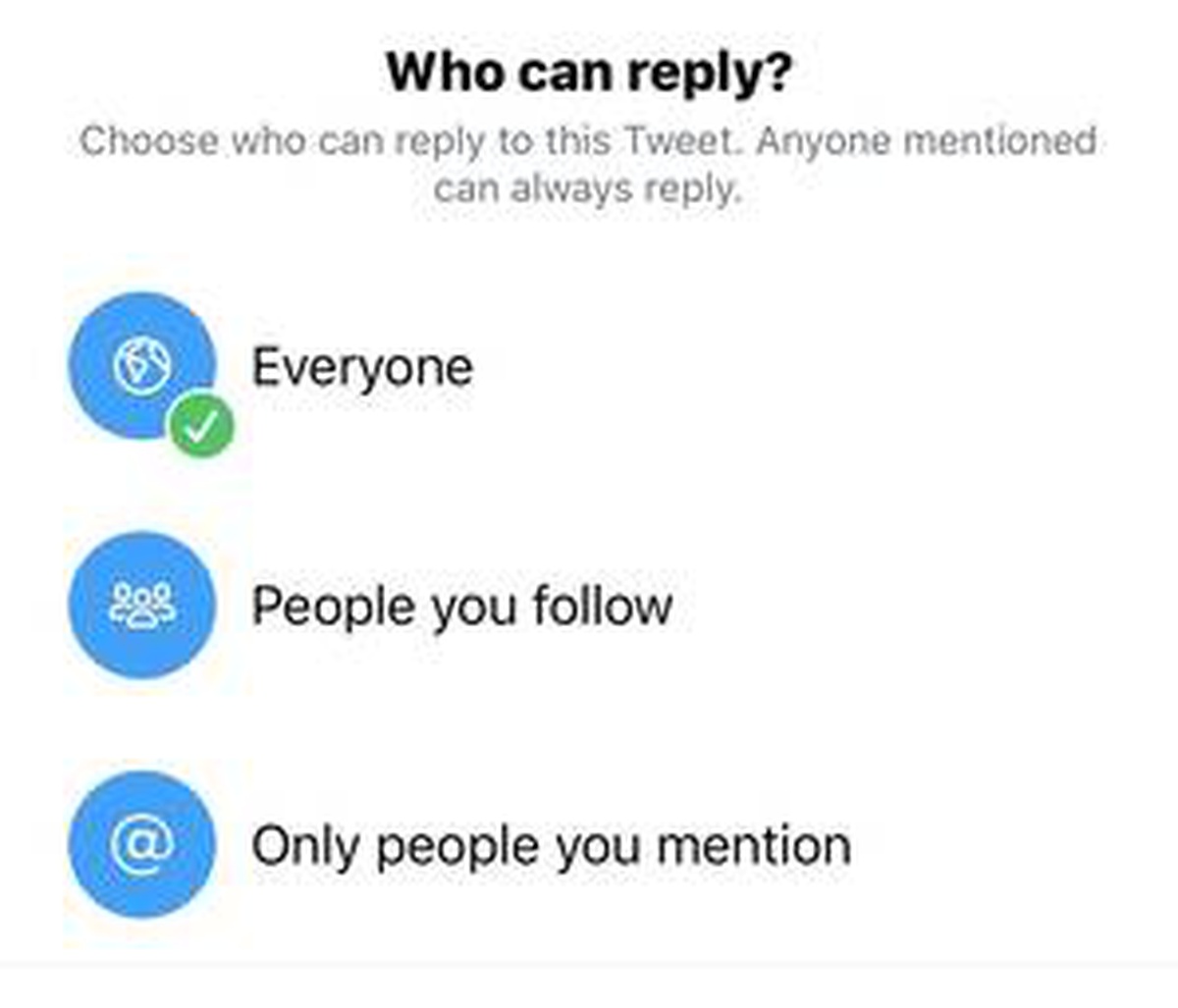 Twitter\'a yeni konuşma ayarları geldi