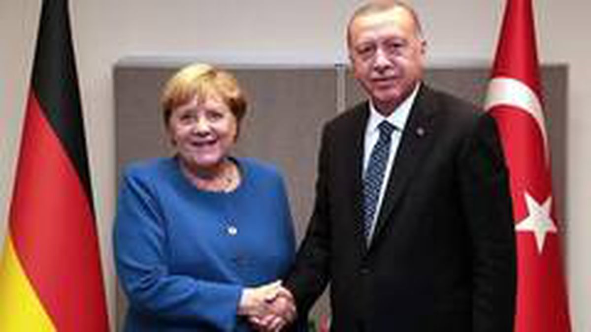 Son dakika... Cumhurbaşkanı Erdoğan ile Merkel görüştü