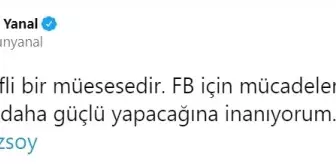 Ersun Yanal'dan Semih Özsoy'a mesaj